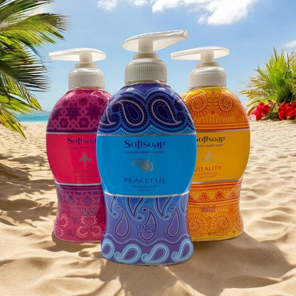 Softsoap Limited Edition Inspired By Peaceful, Joyful, Vitality Liquid Hand Soap